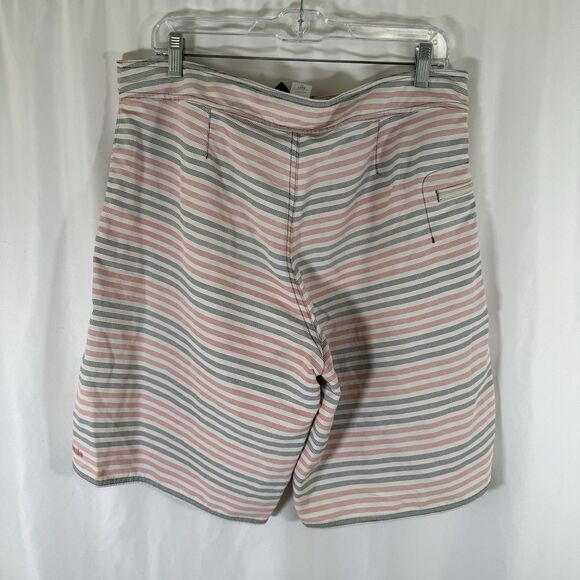 Patagonia Swim Trunks Men's 34 White USA Striped Drawstring Pockets Lightweight - Picture 8 of 12